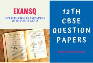 12th CBSE Question papers